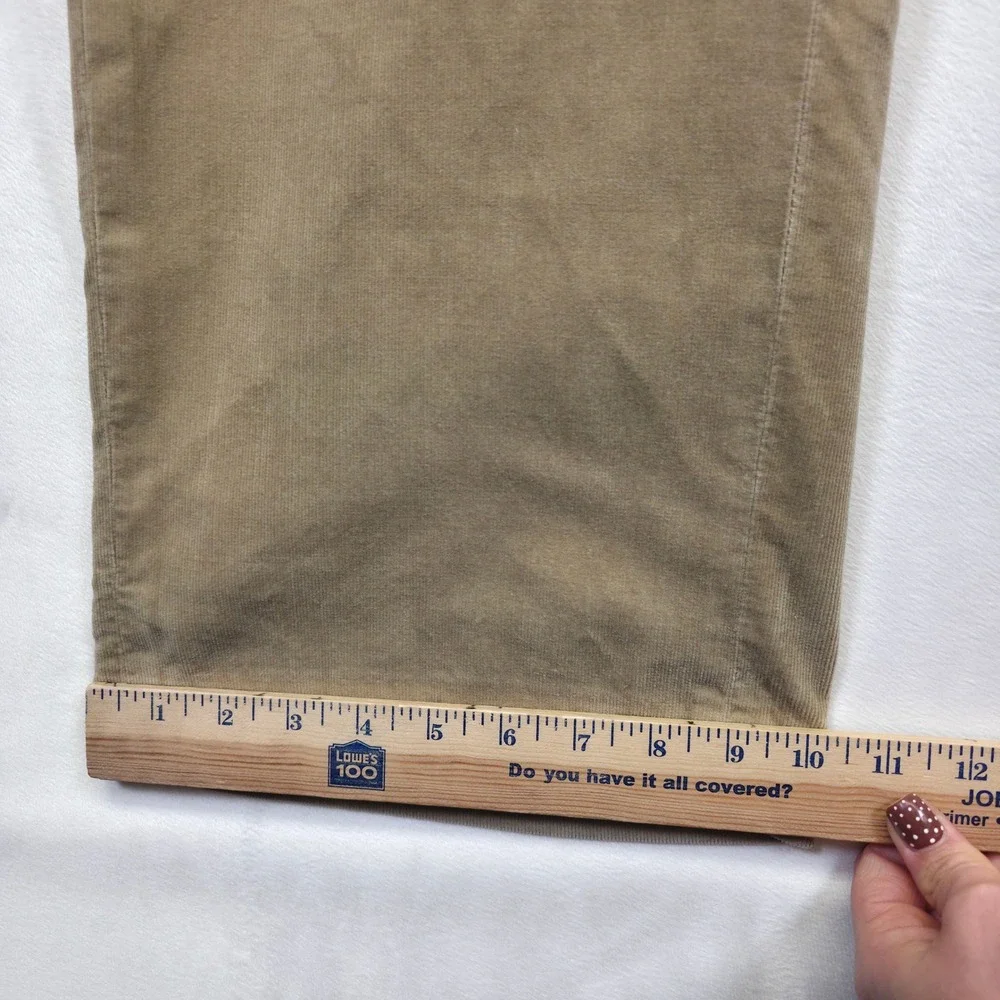 Y2K Banana Republic Pants Mens 36x34 Khaki Corduroy Straight Preppy Work Classic